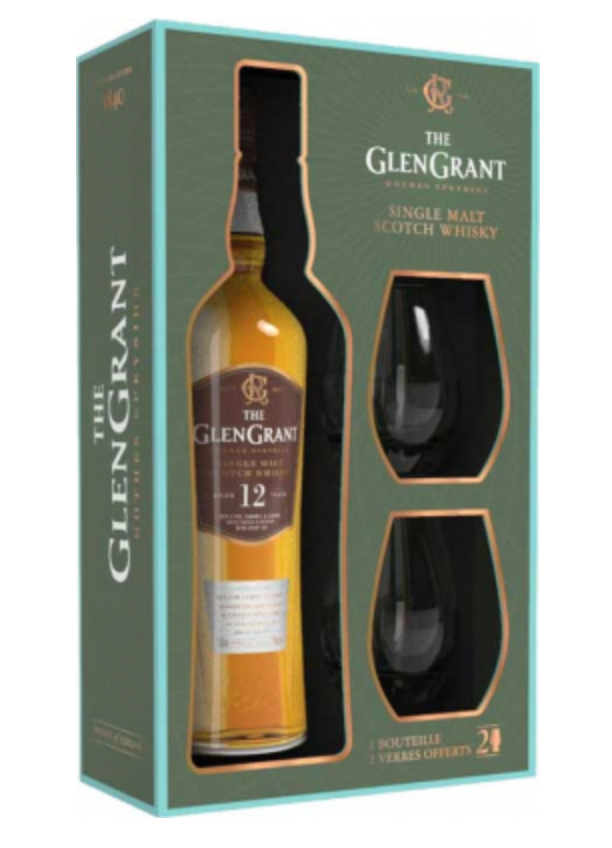 Glen Grant 12 ans + 2 verres