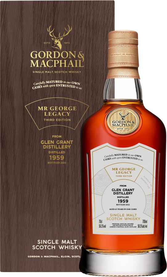 GLEN GRANT 63 ANS 1959 MR GEORGE LEGACY (3RD EDITION) G&M