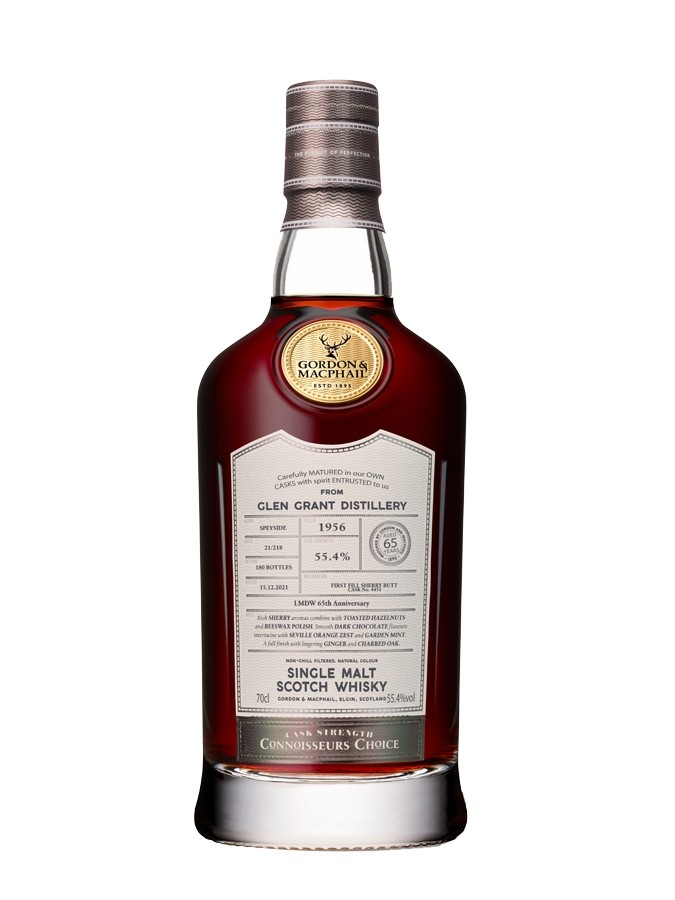 GLEN GRANT 65 ANS 1956 LMDW G&M BATCH 21/218B