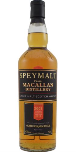 G&M Speymalt from Macallan 2003 Antipodes