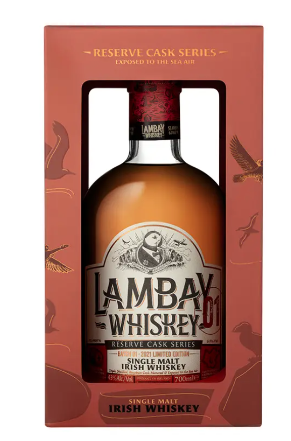 Lambay Single Malt Reserve Cask Series Batch 1 43%