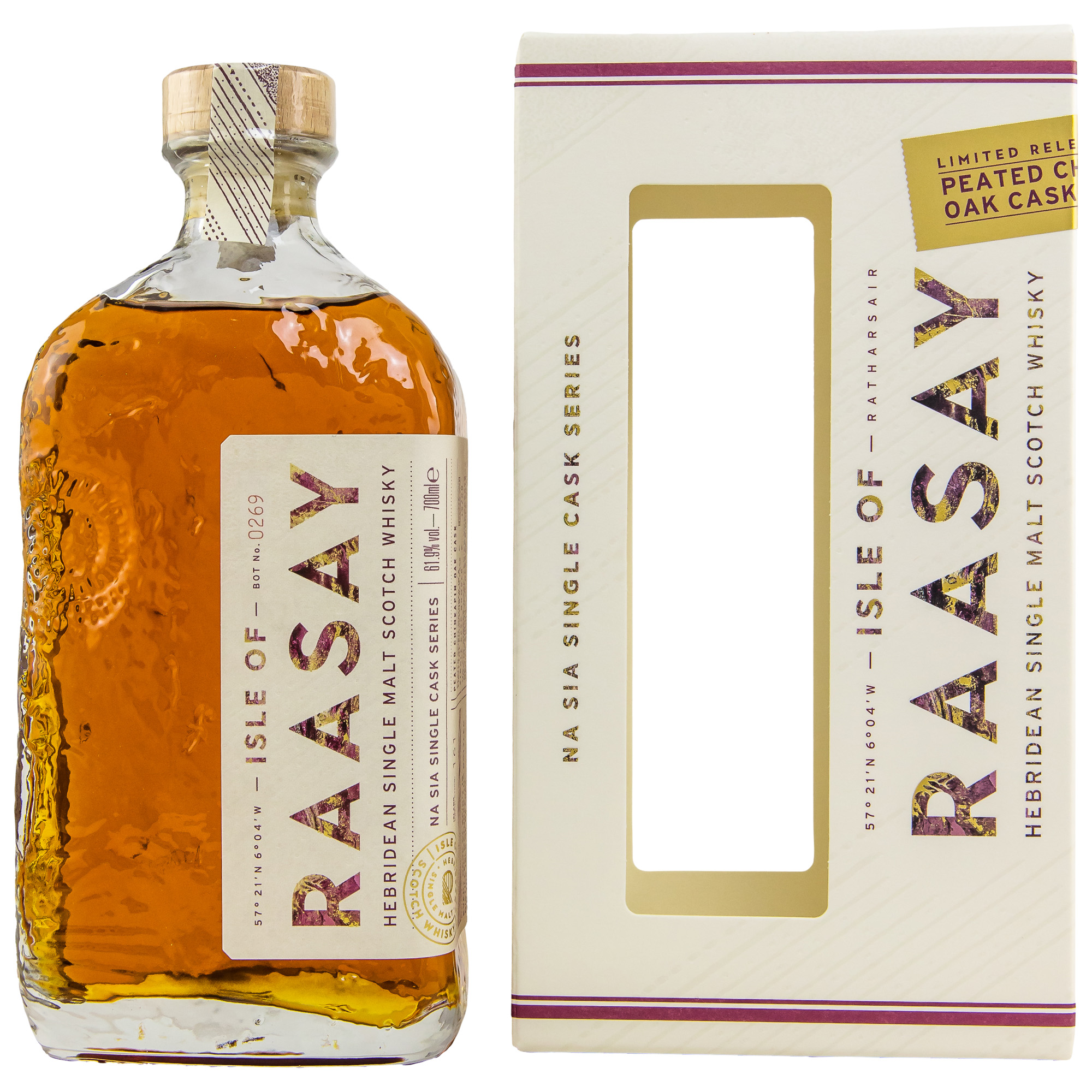 RAASAY UNPEATED CHINKAPIN SINGLE CASK 61%