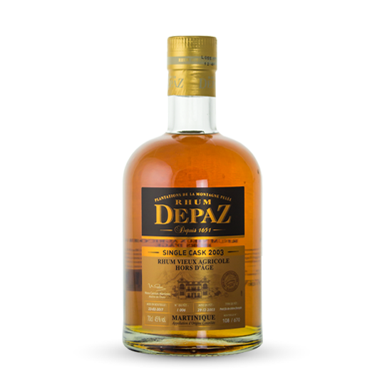 Rhum Martinique Depaz Single Cask 2003 45%