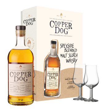 Copper Dog Coffret 2 verres 40% 