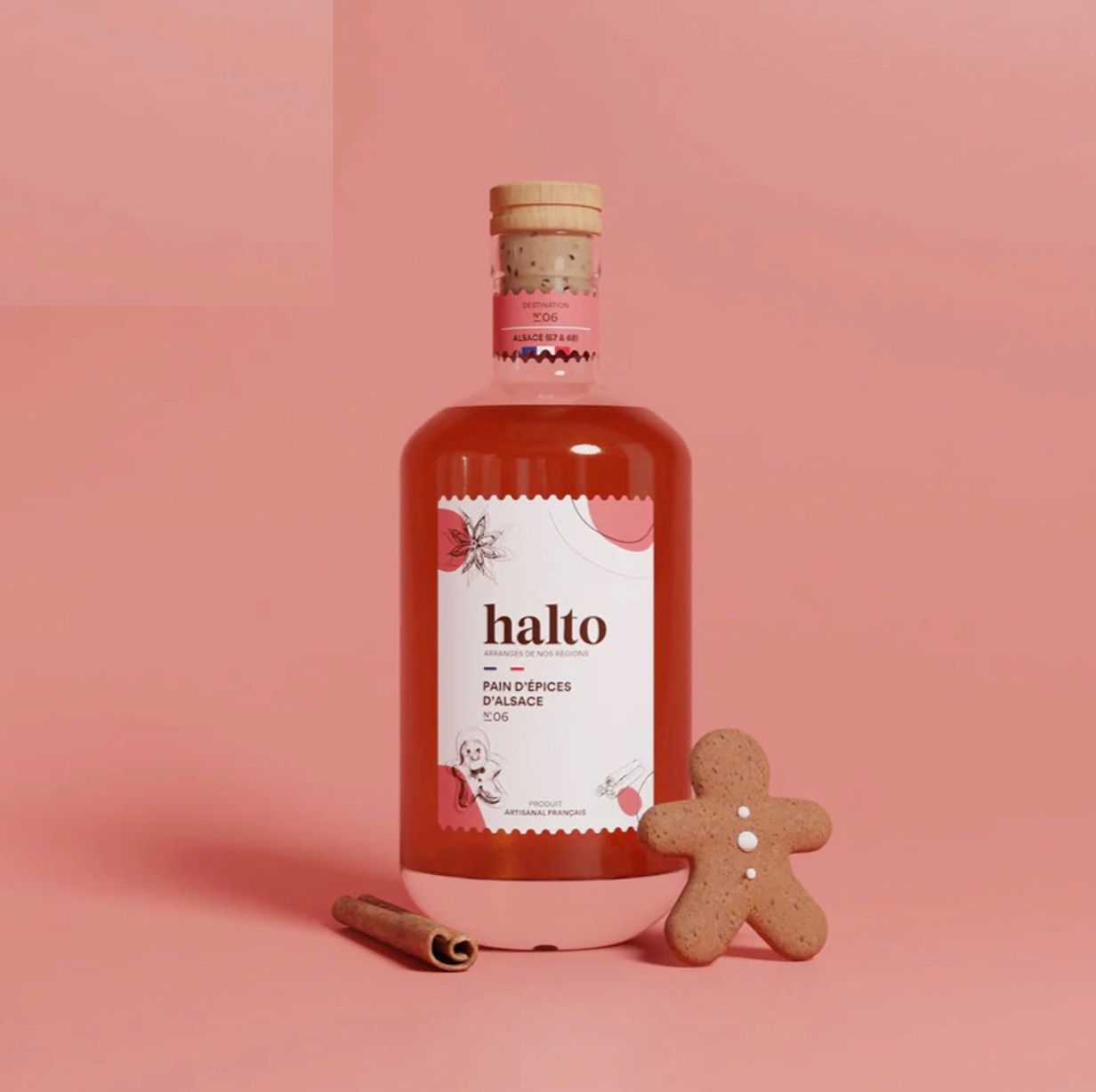 Halto Pain d'épices d'Alsace - Rhum Arrangé 30%