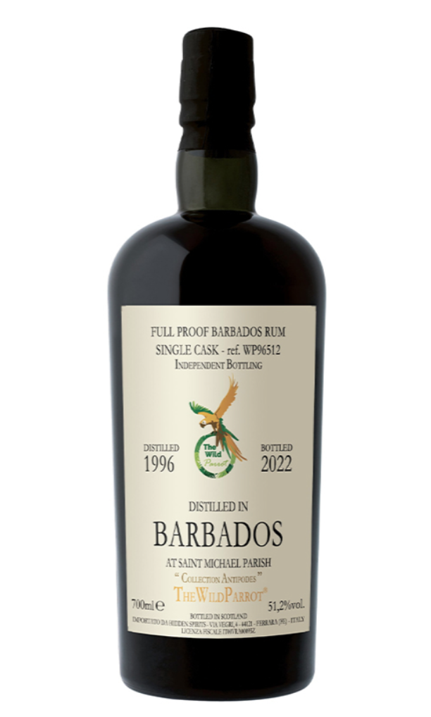 The Wild Parrot Barbados 1996 Antipodes HID 51.2%