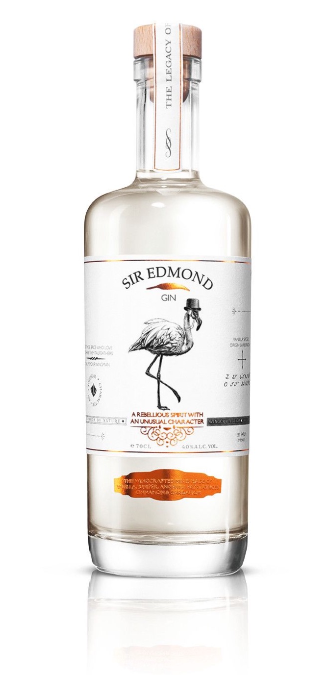 Sir Edmond Bourbon Vanilla Infused Gin - 40%