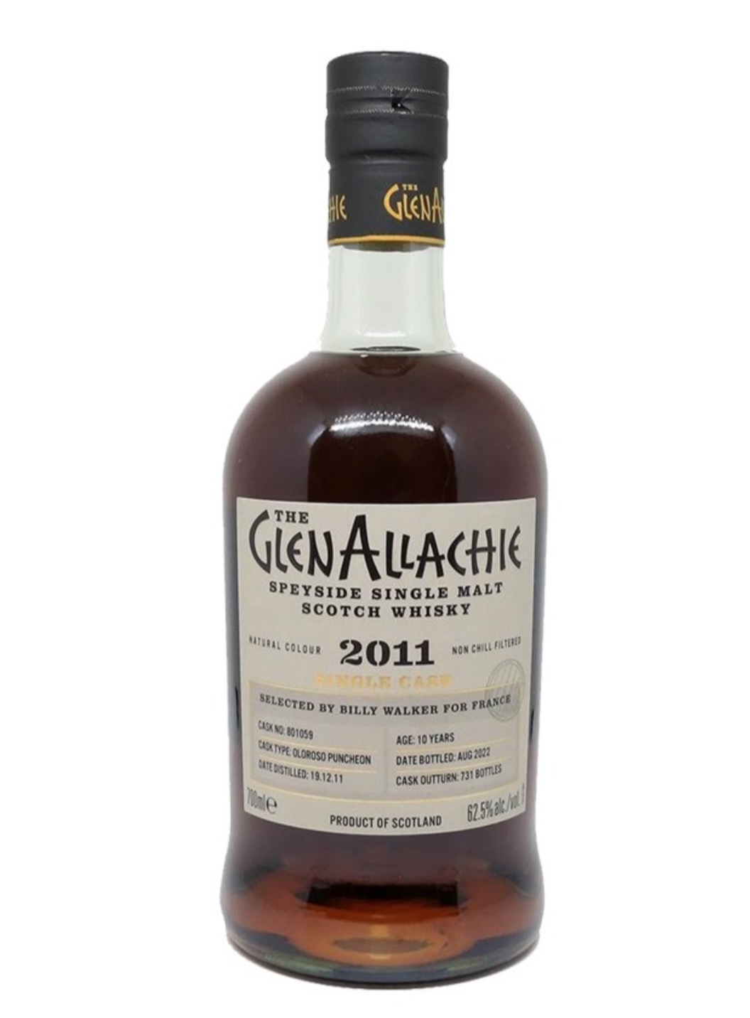 Glenallachie Single Cask 2011 Oloroso 62.5%