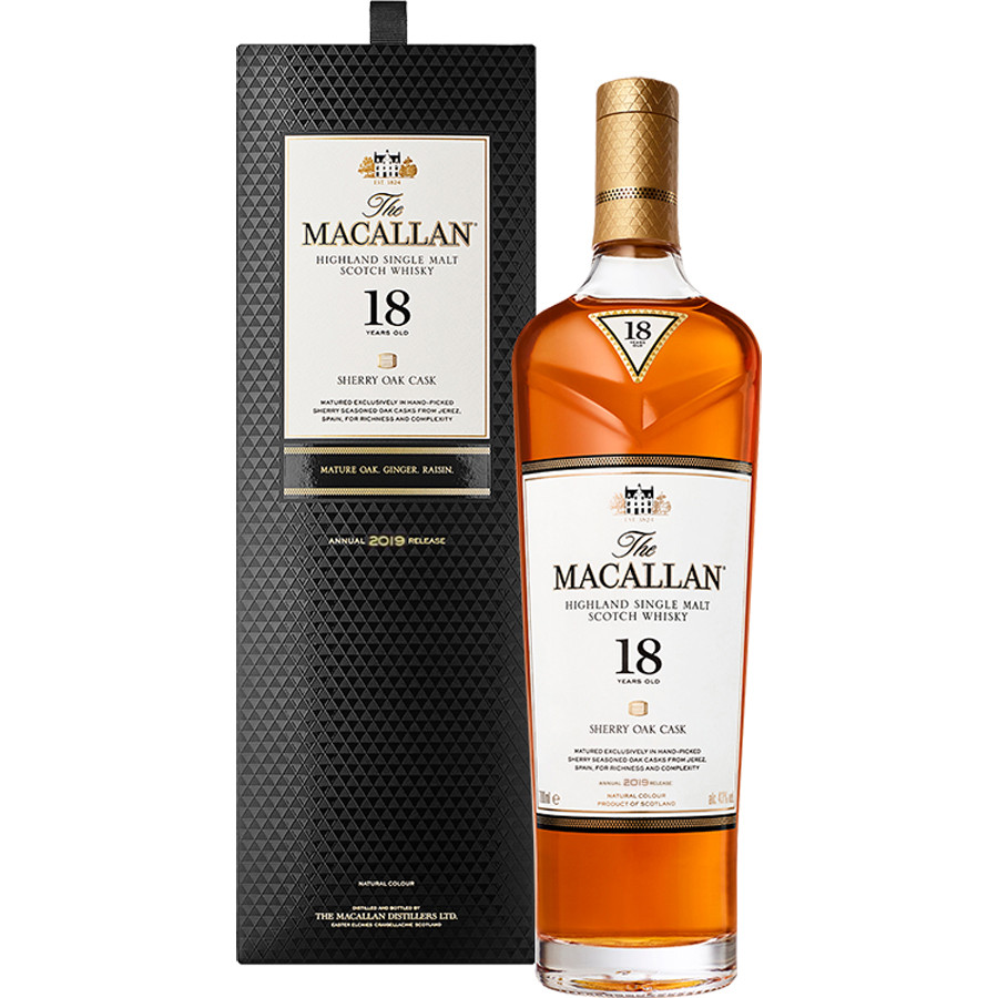 Macallan 18 ans Sherry Oak - 2022 - 43%
