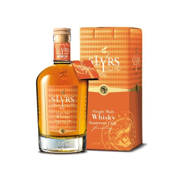 SLYRS Single Malt Whisky Finition fût de sauternes 46% 