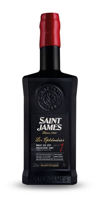 Saint James Les Ephémères n°1 - Brut De Fût 2001 - 55,2%