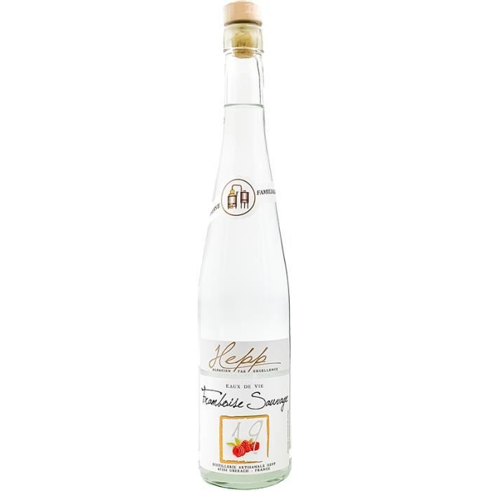 Eau De Vie Framboise Sauvage Hepp 45%
