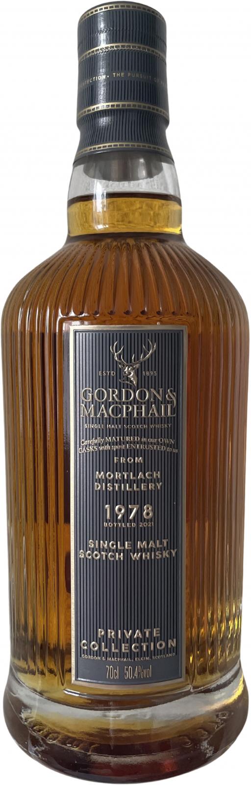 MORTLACH 1978 43 ANS GORDON & MACPHAIL