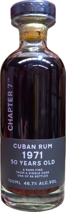 CHAPTER 7 CUBAN RUM 50 ANS 1971 46.7%