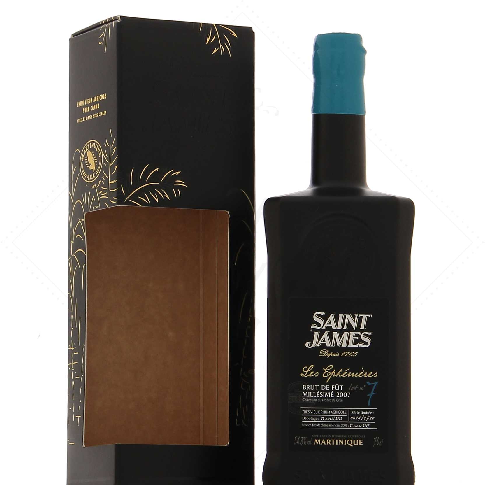 Saint James Les Ephémères n°7 - Brut De Fût 2007 - 54,3%