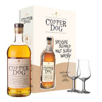 Copper Dog Coffret 2 verres 40% 