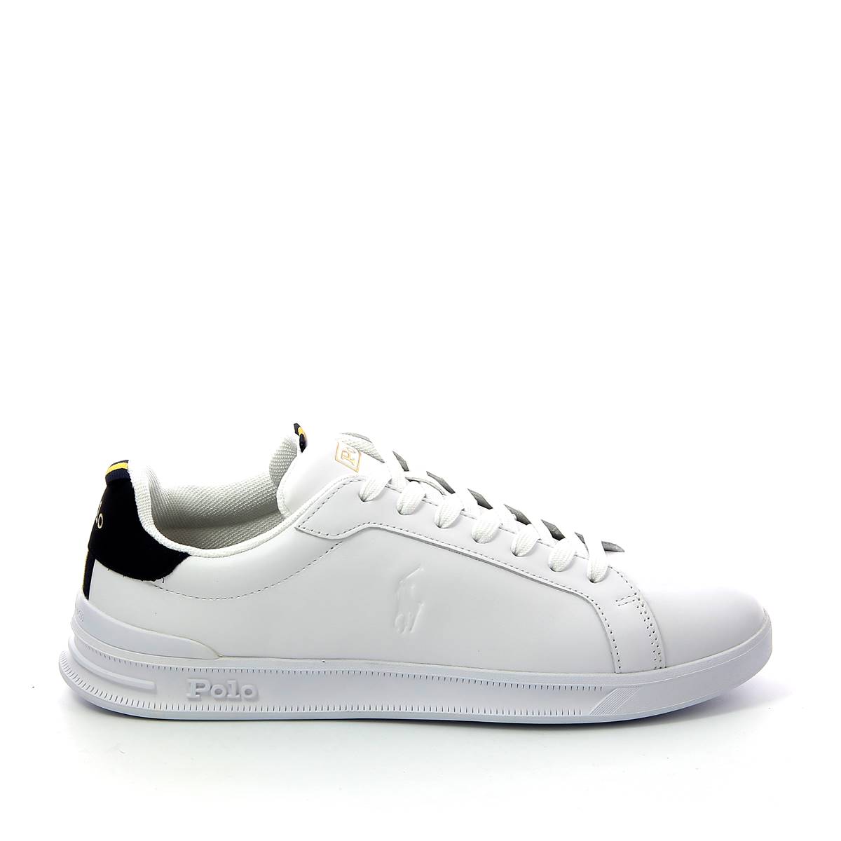 Basket cuir homme Ralph Lauren HRTCT