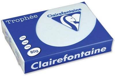 RAME A4 80GR BLEU PASTEL CLAIREFONTAINE
