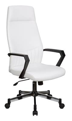 FAUTEUIL DIRECTION COLUMBUS BLANC S/AT