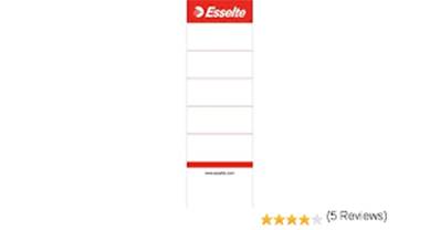 ETIQUETTE POUR CLASSEUR D5 ESSELTE X10