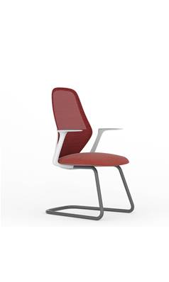 CHAISE TIME GRIS/BLEU PIED LUGE