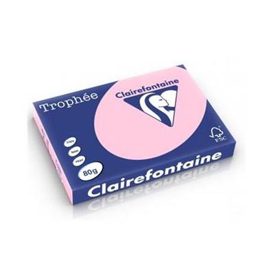 RAME A3 80GR ROSE CLAIREFONTAINE