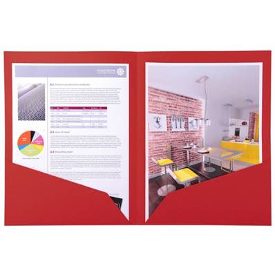 CHEMISE DOUBLE POCHE ROCK A4 X25 ROUGE