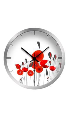 HORLOGE COQUELICOTS