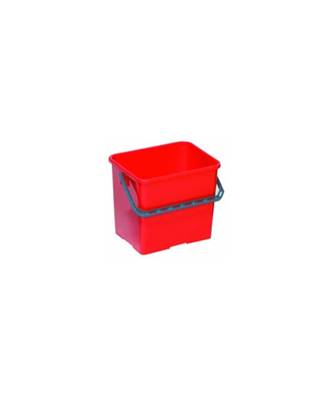 SEAU 6L RECTANGULAIRE ROUGE