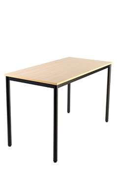TABLE RECTANGLE 120X60 GRIS/GRIS