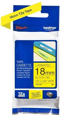 CASSETTE BROTHER 18MM NOIR/JAUNE