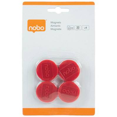 AIMANT 30MM X4 ROUGE NOBO