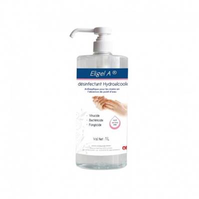 GEL HYDRO ALCOOLIQUE 1L POMPE ORLAV