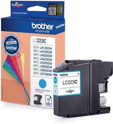CARTOUCHE BROTHER LC223 CYAN