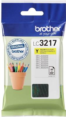 CARTOUCHE BROTHER LC3217 YELLOW