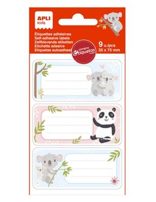 ETIQUETTE ECOLIER KOALA X9 APLI