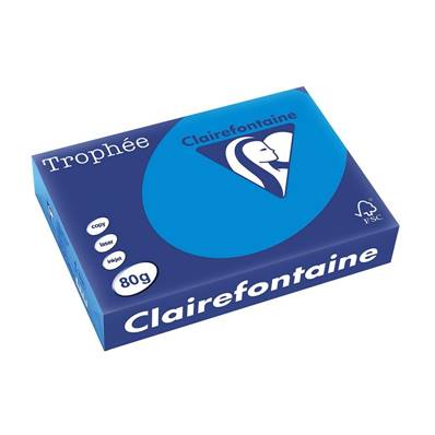 RAME A4 80GR TURQUOISE CLAIREFONTAINE
