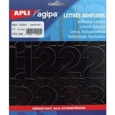 CHIFFRE ADHESIF 4X4