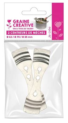 MECHES A BOUGIE 2 CENTREURS