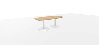 TABLE REUNION TONNEAU/TULIPE 200XP100CM