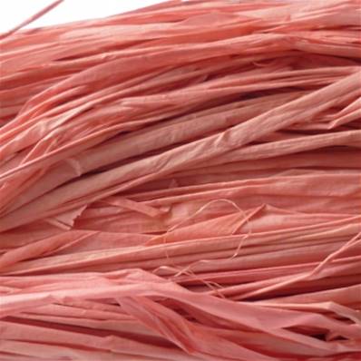RAPHIA VEGETAL PELOTE 50 GR ROSE