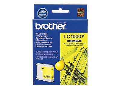 CARTOUCHE BROTHER LC1000 YELLOW