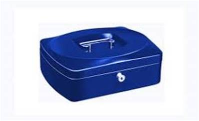 CAISSETTE A MONNAIE 205X160X90 BLEU