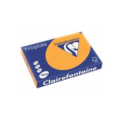 RAME A3 160GR ORANGE CLAIREFONTAINE