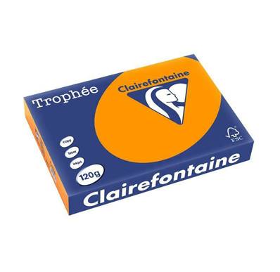 RAME A4 120GR ORANGE VIF CLAIREFONTAINE