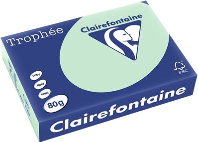 RAME A4 80GR VERT CLAIREFONTAINE