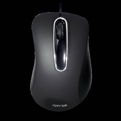 SOURIS SANS FIL ADVANCE SHAPE 3D NOIRE