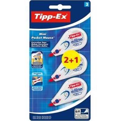 CORRECTEUR TIPP-EX POCKET MOUSE 6M X3