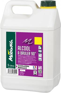 ALCOOL A BRULER 5L 90°