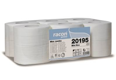 PAPIER TOILETTE MINI JUMBO BLANC X12